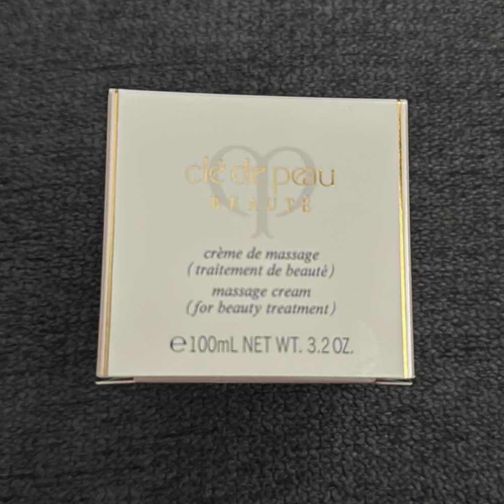 Cle de peau massage cream.